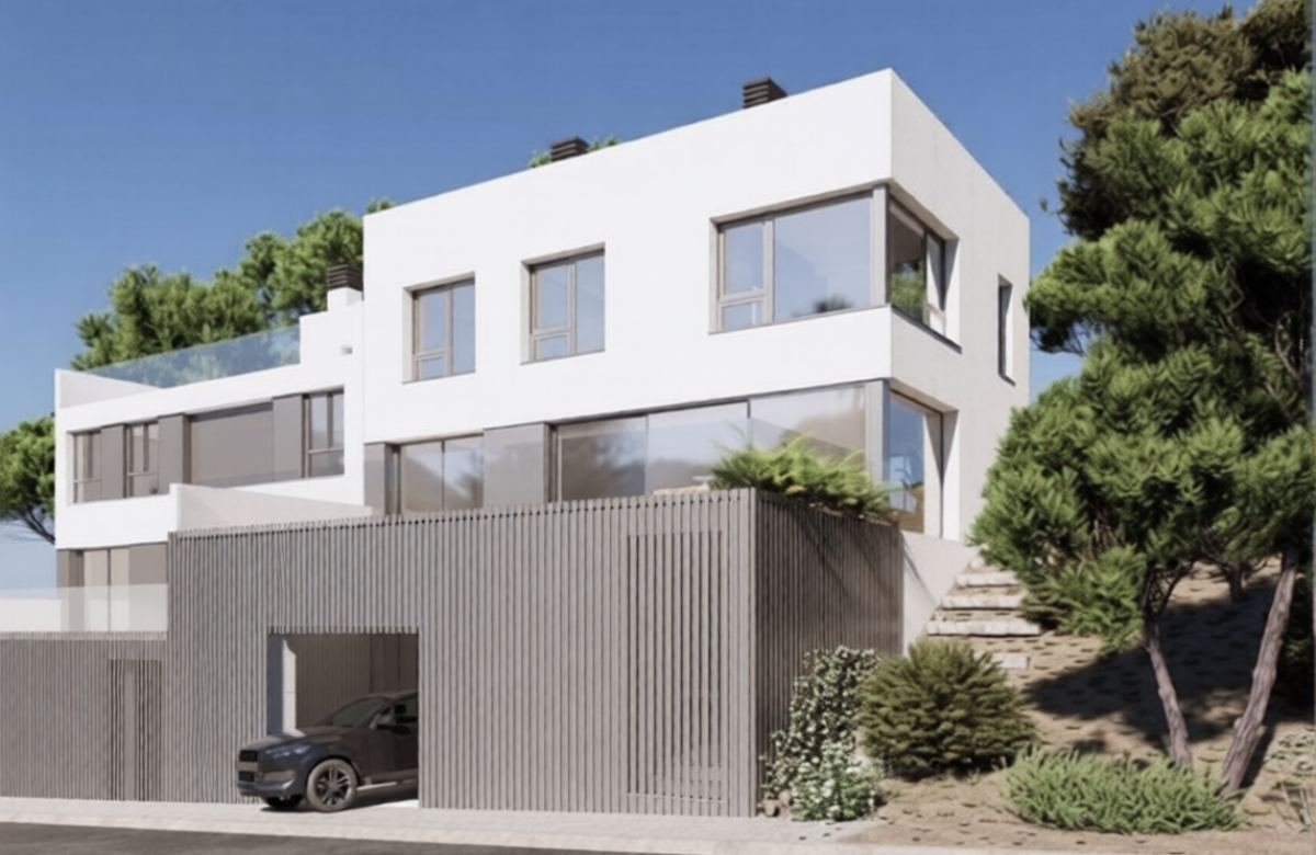 Эксклюзивная вилла в процессе строительства в Finestrelles