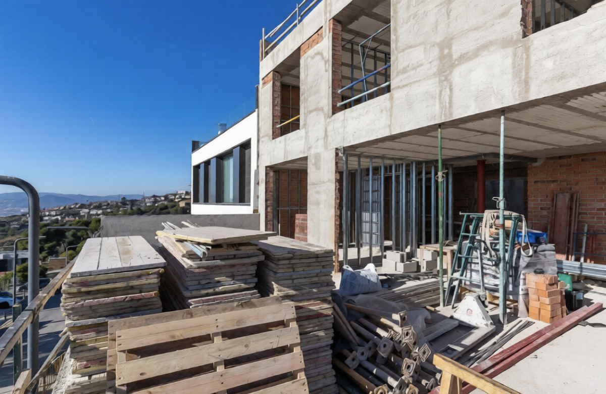 Эксклюзивная вилла в процессе строительства в Finestrelles