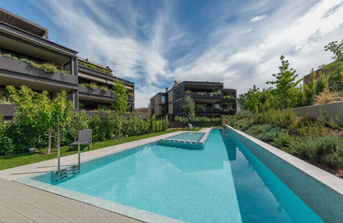 Квартира с садом в городе Sant Cugat de Valles