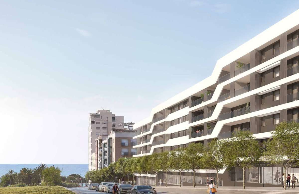 Строящийся жилой комплекс в Матаро в 5 минутах от пляжа